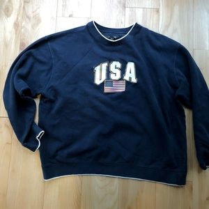 Craft & Barrow Olympic USA flag Sweatshirt